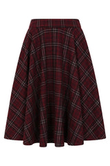 Banned Retro Wool Mix Cary Lovely Checks Skirt
