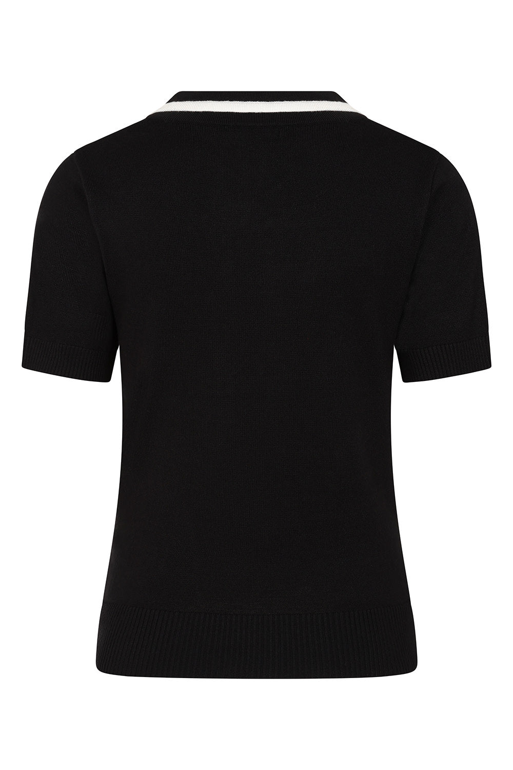 Banned Rockabilly Mila Ace Knitted Jumper-Black
