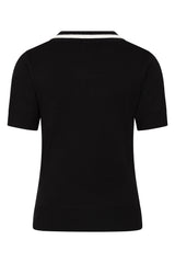 Banned Rockabilly Mila Ace Knitted Jumper-Black