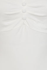 Vintage-Inspired 1950s Elaine Top - Retro Style By Banned"-OffWhite"