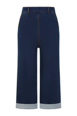 Mandy Love 50s Capri Jeans-Denim/Blue