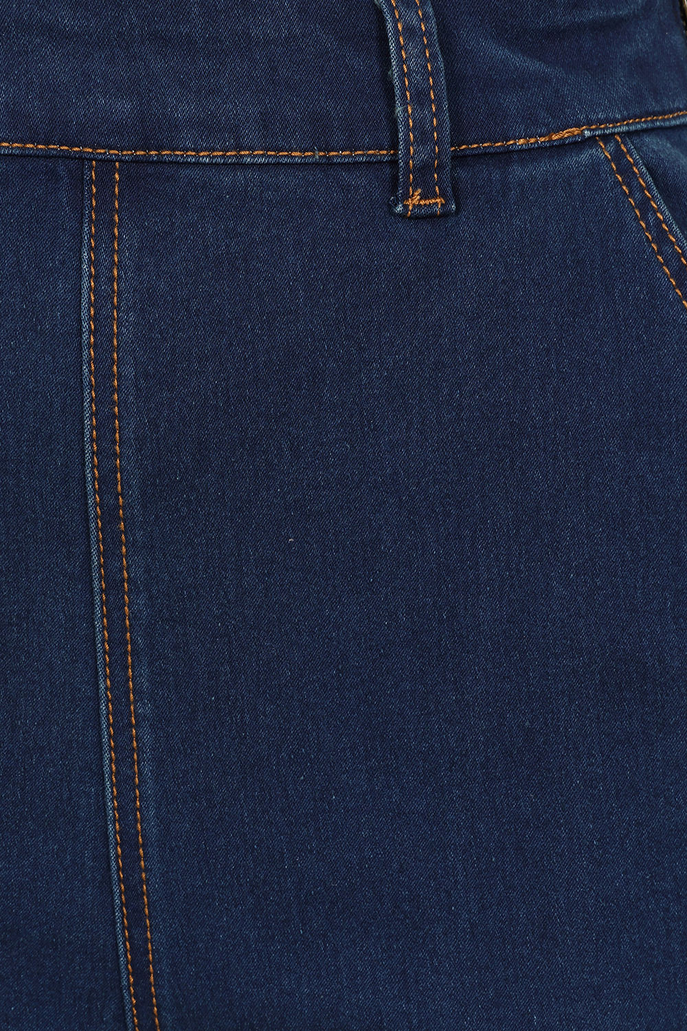 Mandy Love 50s Capri Jeans-Denim/Blue