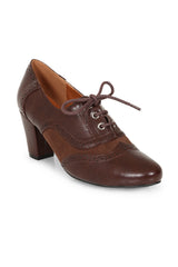 Banned Retro Savile Brogue Low Cut Bootie