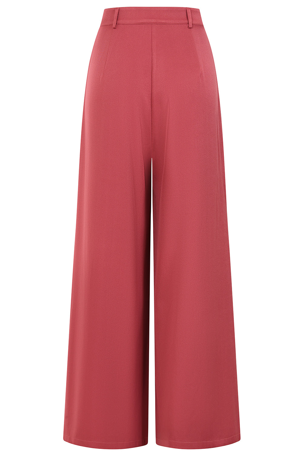 Banned Retro Eliza 50s Plain Trousers-Burgundy