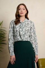 Banned Retro Cherry Winter Holiday Blouse