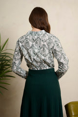 Banned Retro Cherry Winter Holiday Blouse