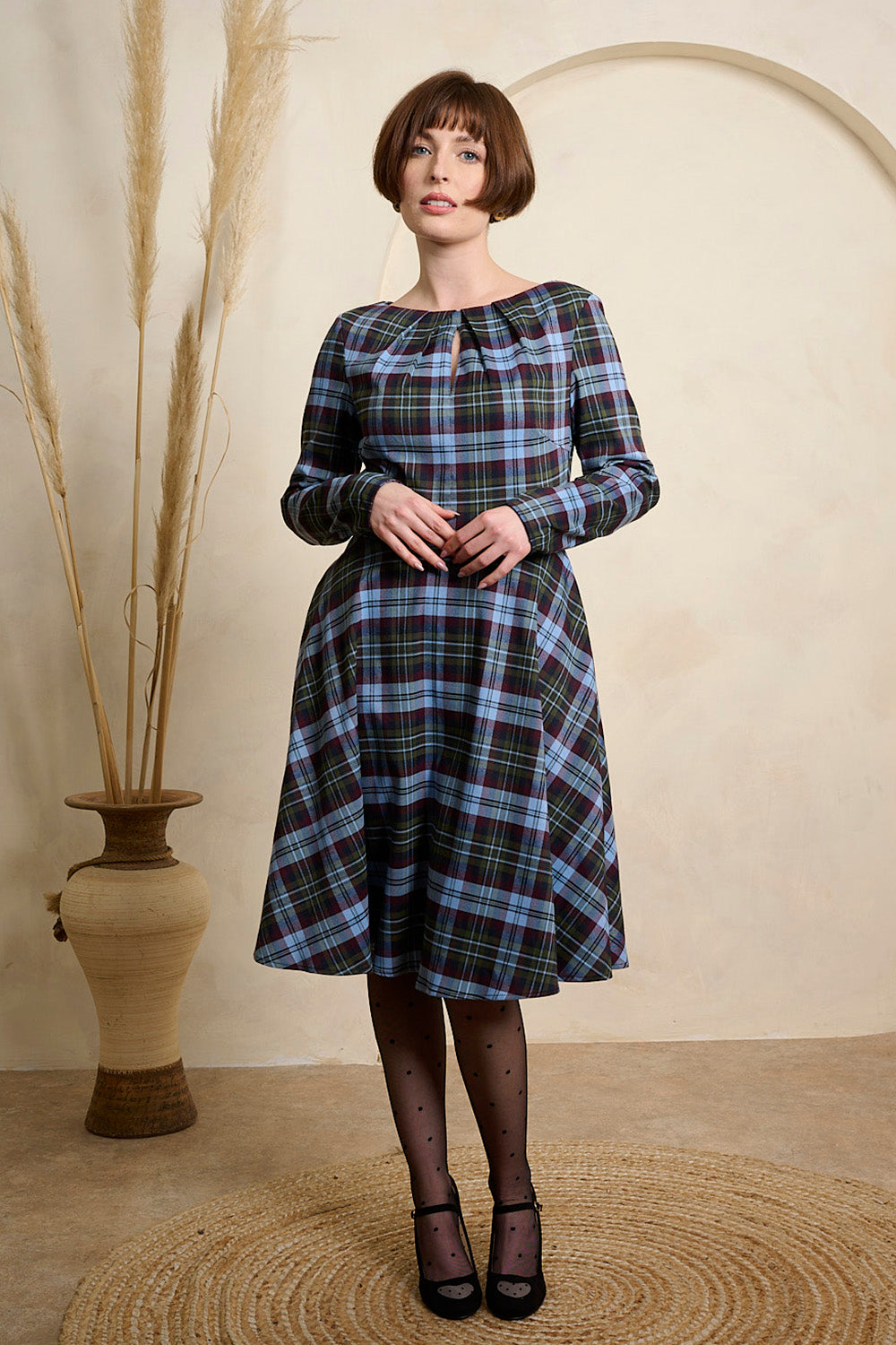Banned Retro Jenny Check Dress