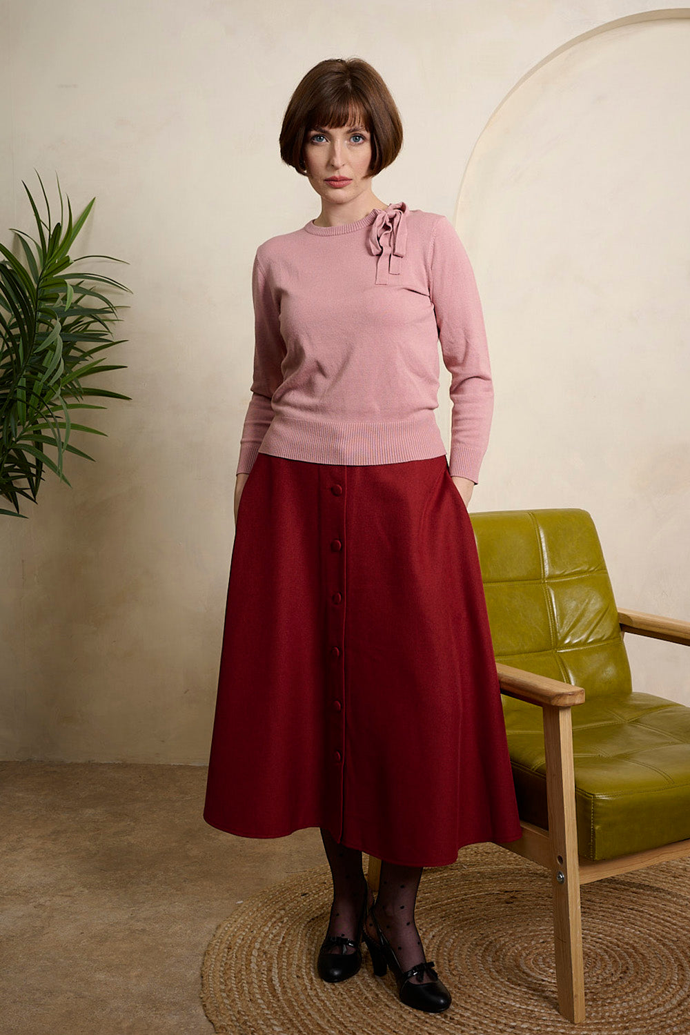 Falda estilo retro Banned Book Worm