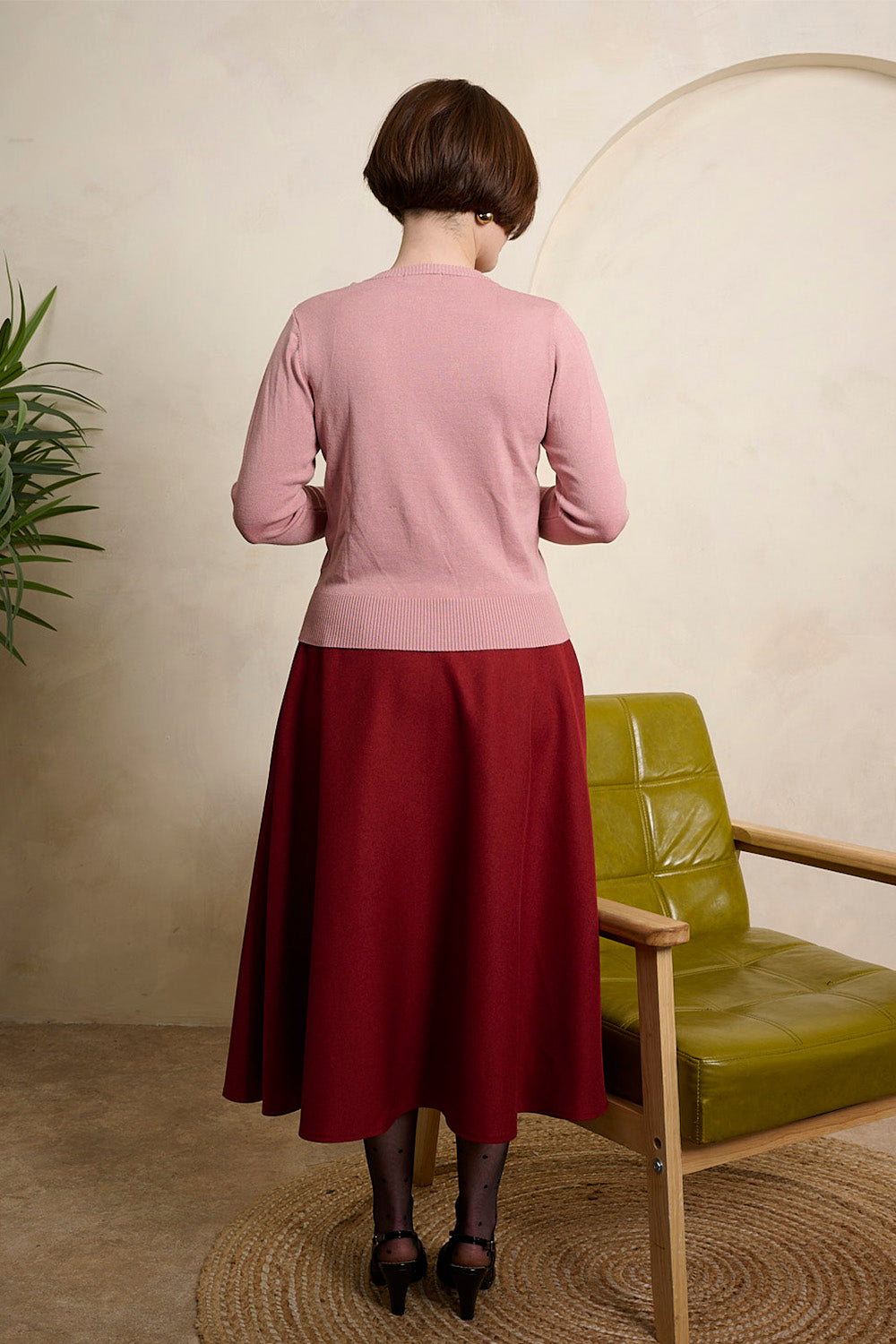 Falda estilo retro Banned Book Worm