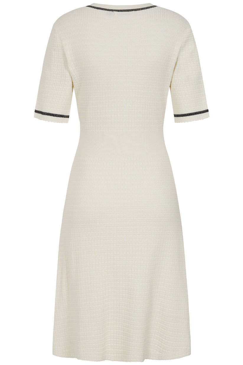 Banned Retro 40s Davina Knit Dress-Cream