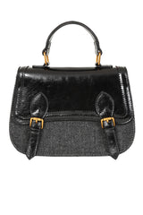 Banned Retro Nightingale Herringbone Saddle Bag