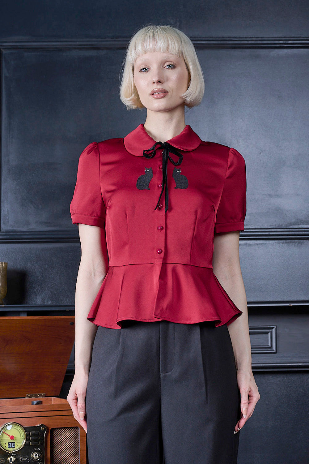 Banned Retro Prue Cats Blouse