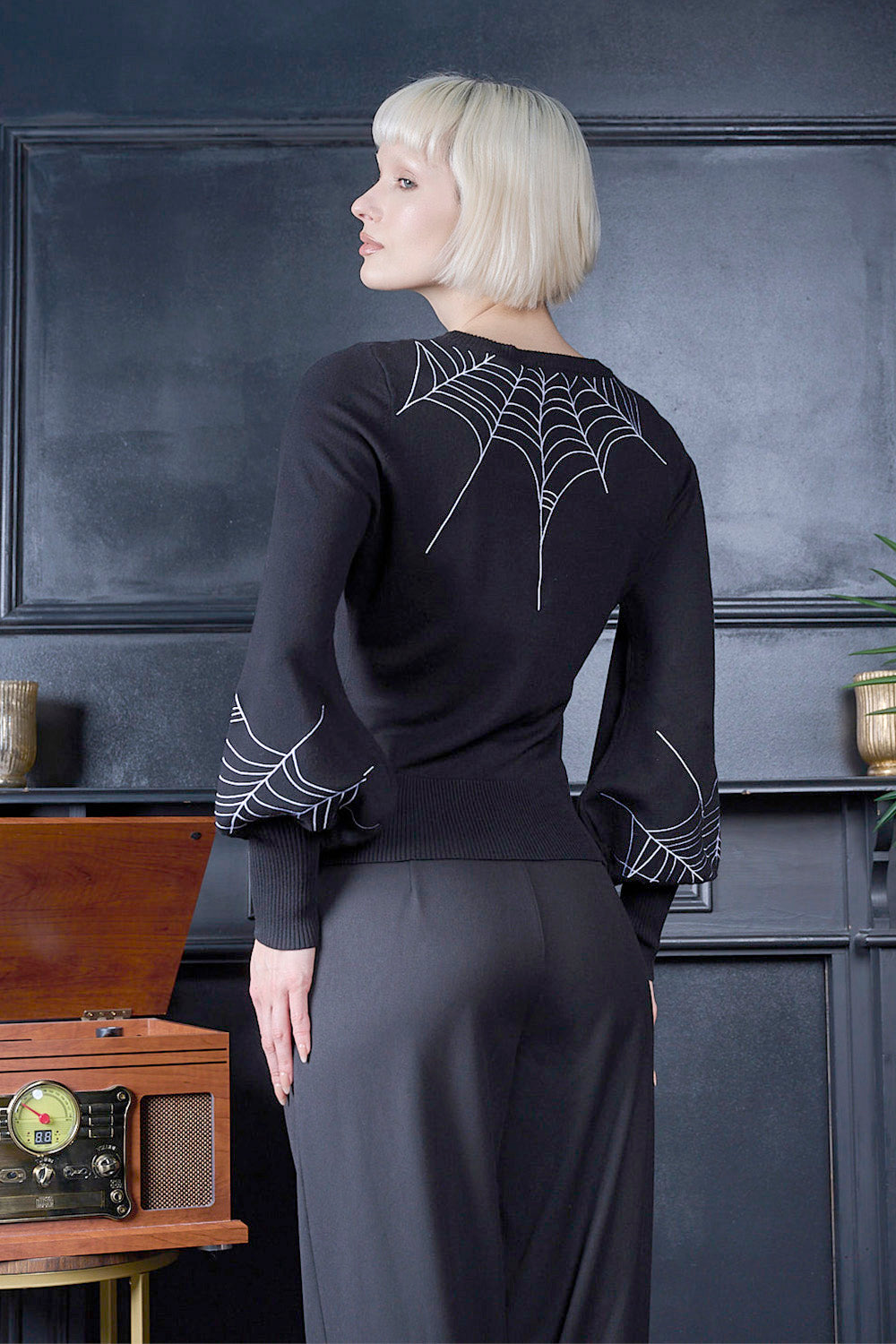 Jersey de telaraña Carla de Banned Retro
