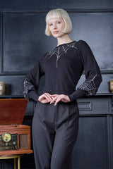 Jersey de telaraña Carla de Banned Retro