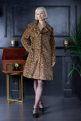 Banned Retro Vania Faux Fur Leopard Coat