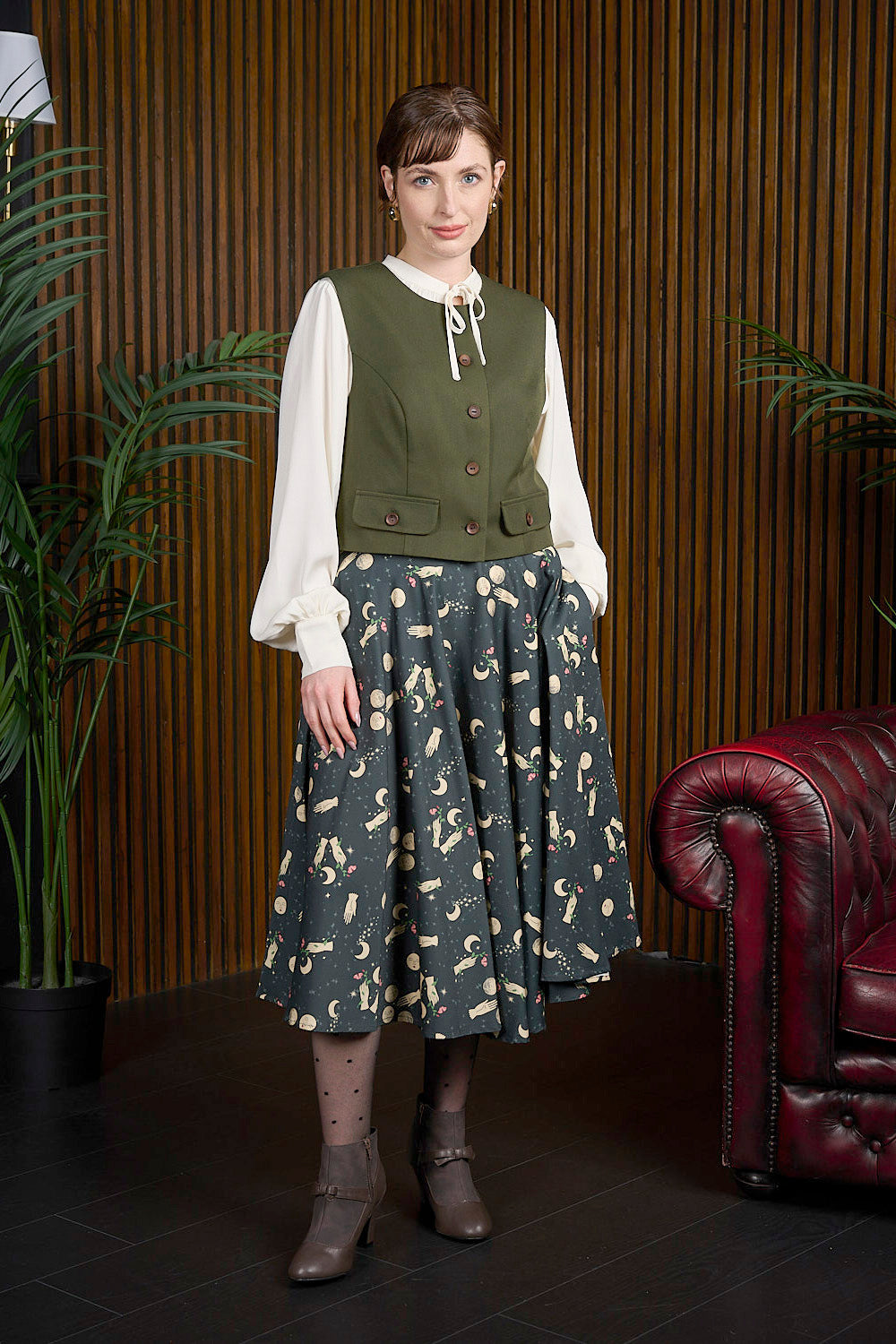 Falda Banned Retro Cary Moon