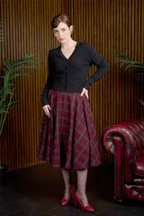 Banned Retro Wool Mix Cary Lovely Checks Skirt