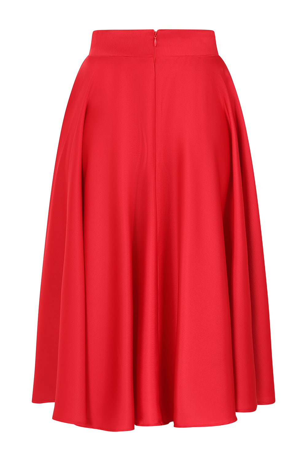 BANNED Legacy 1950s Circle Panel Skirt | Vintage Style Swing Skirt-Red