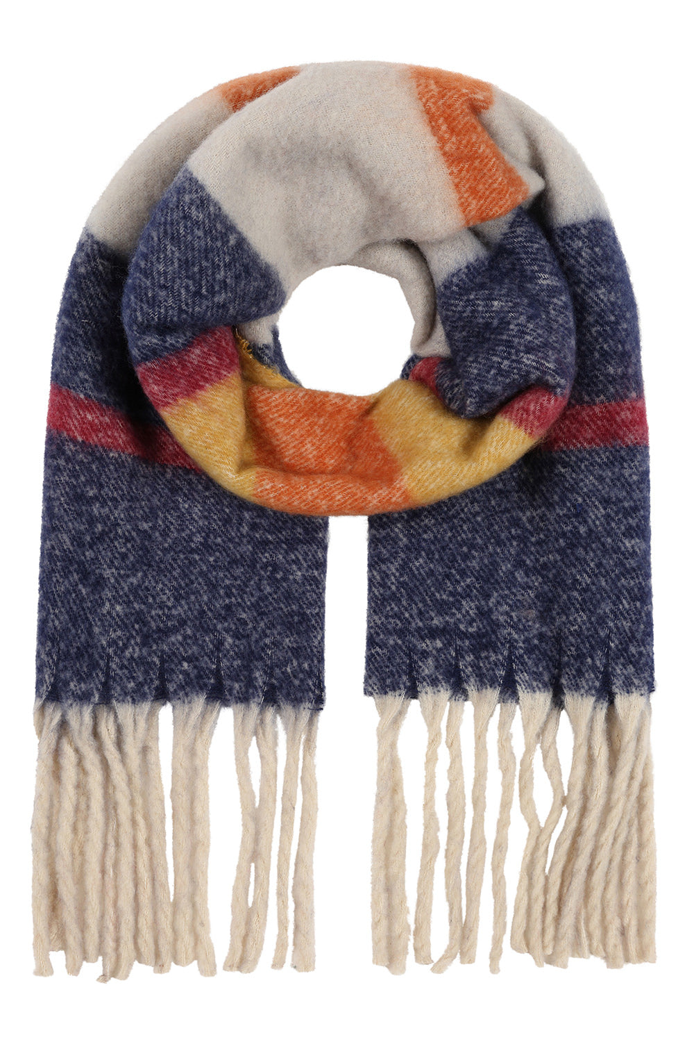 Banned Retro Midnight Plaid Scarf