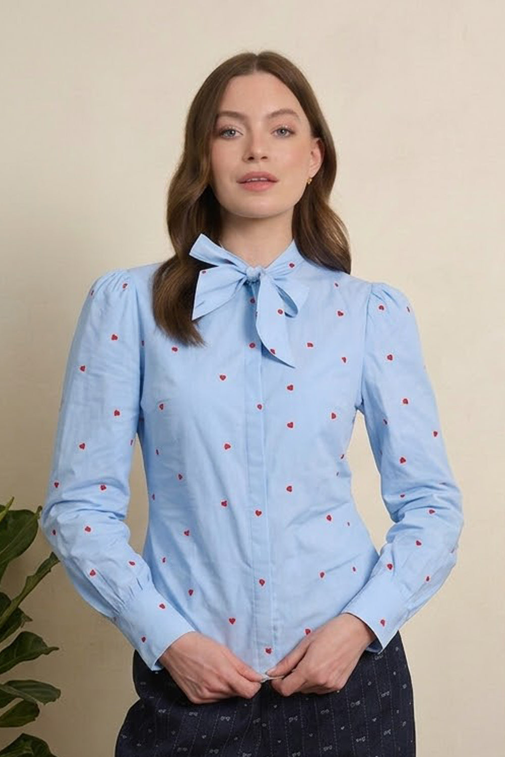 Banned Retro Daphine Heart Blouse