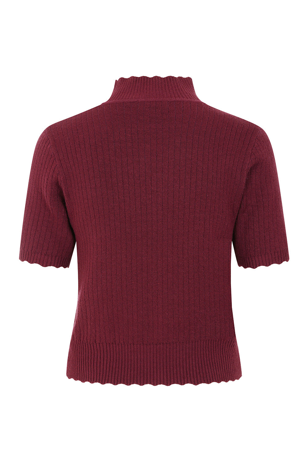 Jersey de punto con cuello festoneado Jane de Banned Retro