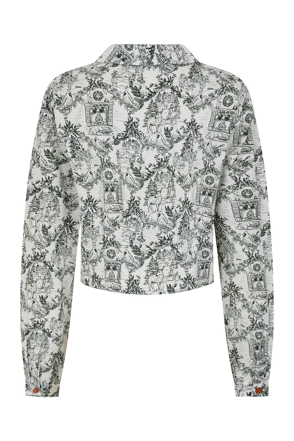 Banned Retro Cherry Winter Holiday Blouse