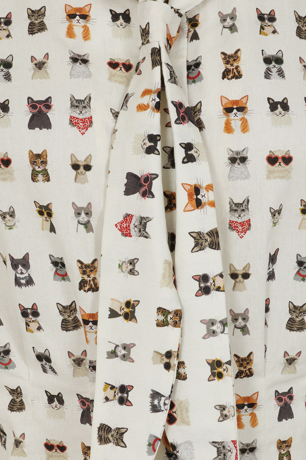 Banned Retro Cherry Cool Cat Blouse