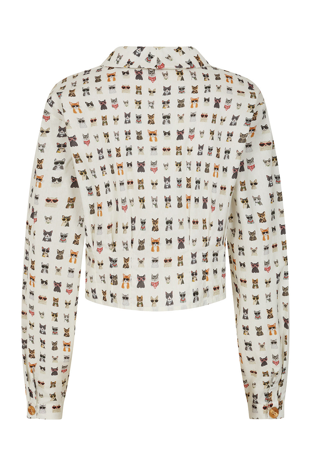 Banned Retro Cherry Cool Cat Blouse