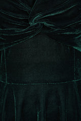 Vestido de vuelo de terciopelo Nina de Banned Retro