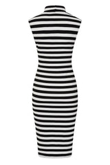 Vestido lápiz a rayas Lina de Banned Retro