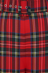 Banned Retro Joanna 40's Christmas Check Trousers