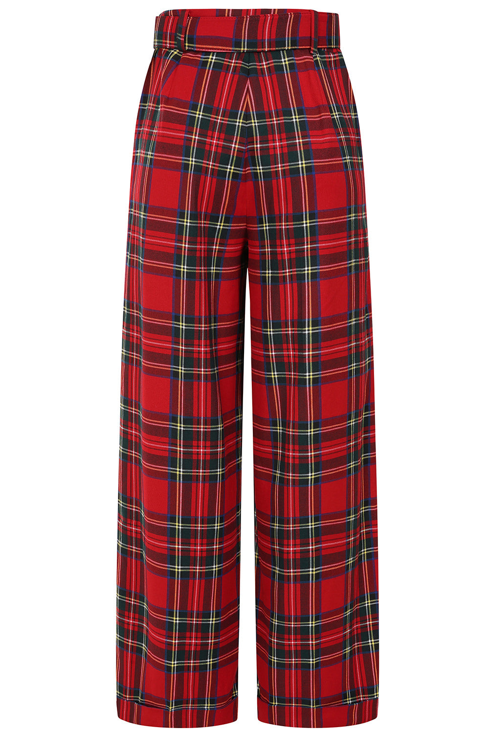Banned Retro Joanna 40's Christmas Check Trousers