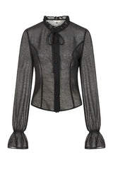 Banned Retro Moonlit Romance Sheer Blouse