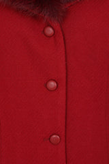 Chaqueta de piel sintética Rea de Banned Retro