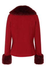 Chaqueta de piel sintética Rea de Banned Retro