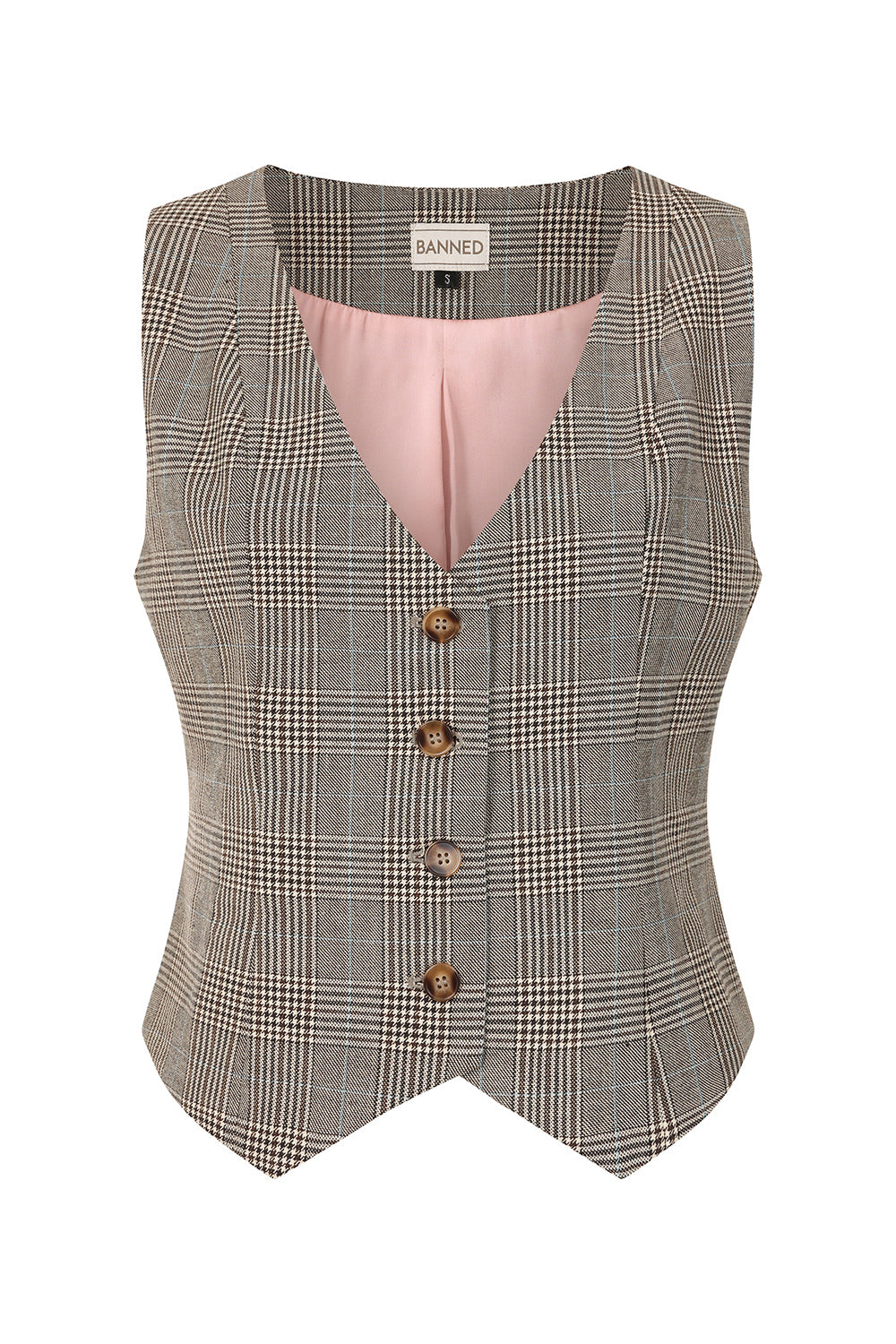 Banned Retro Selma Prince Of Wales Waistcoat