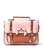 BUCKLE WITH BOW RETRO HANDBAG