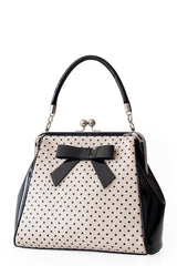 Banned Retro 1950's Polka Starr Frances Blush Handbag