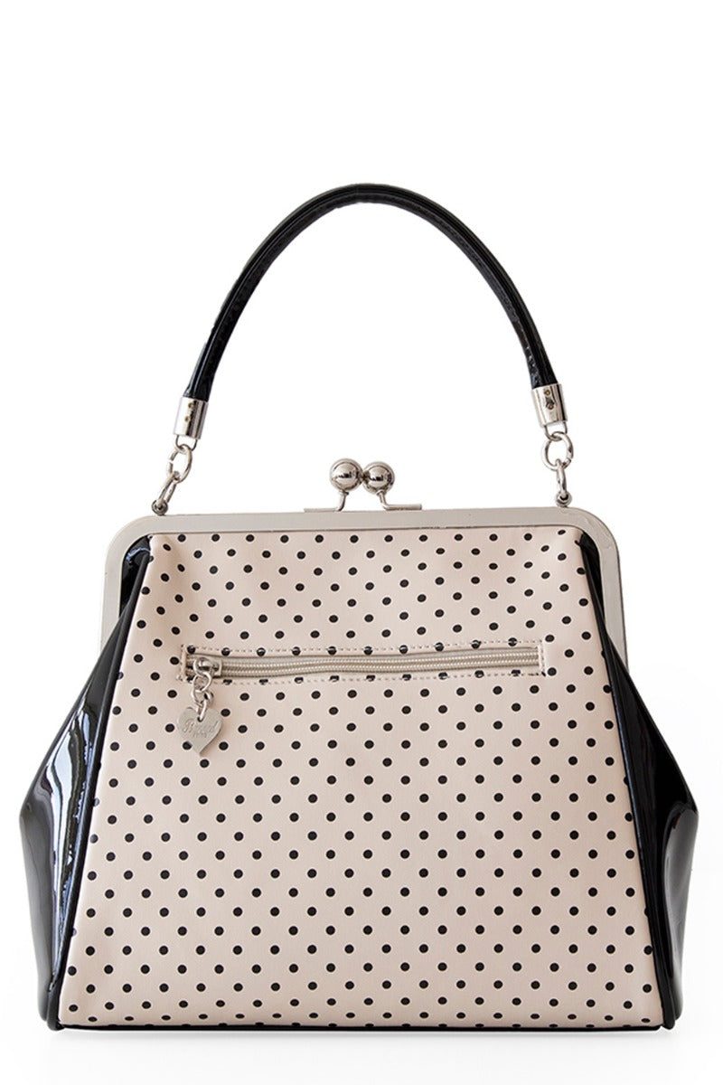 Banned Retro 1950's Polka Starr Frances Blush Handbag