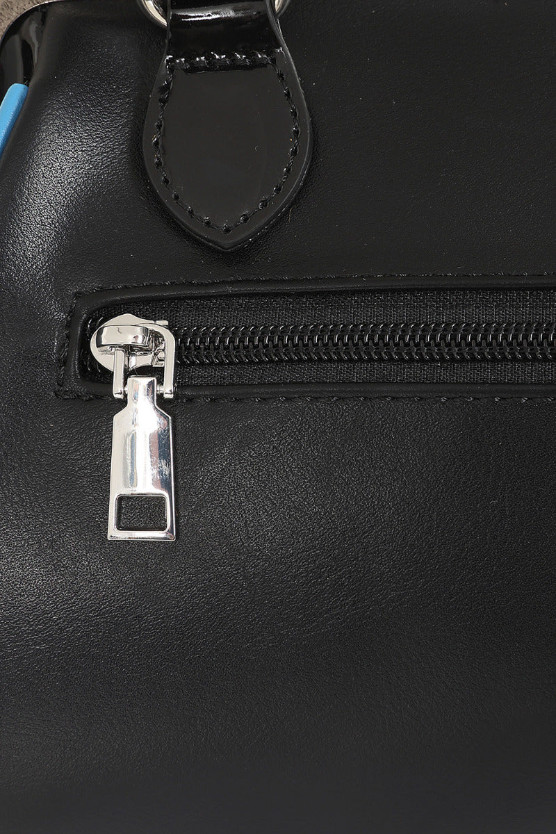BANNED The Swallows Return Lacquer Handbag | Rockabilly Embroidered Style-Black-One Size