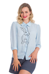 Banned Retro 1940's Bunny Hop Thelma Blouse