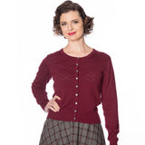 POINTELLE KNIT CARDIGAN