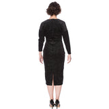 SPARKLE VERLOUR POLKA DOT DRESS