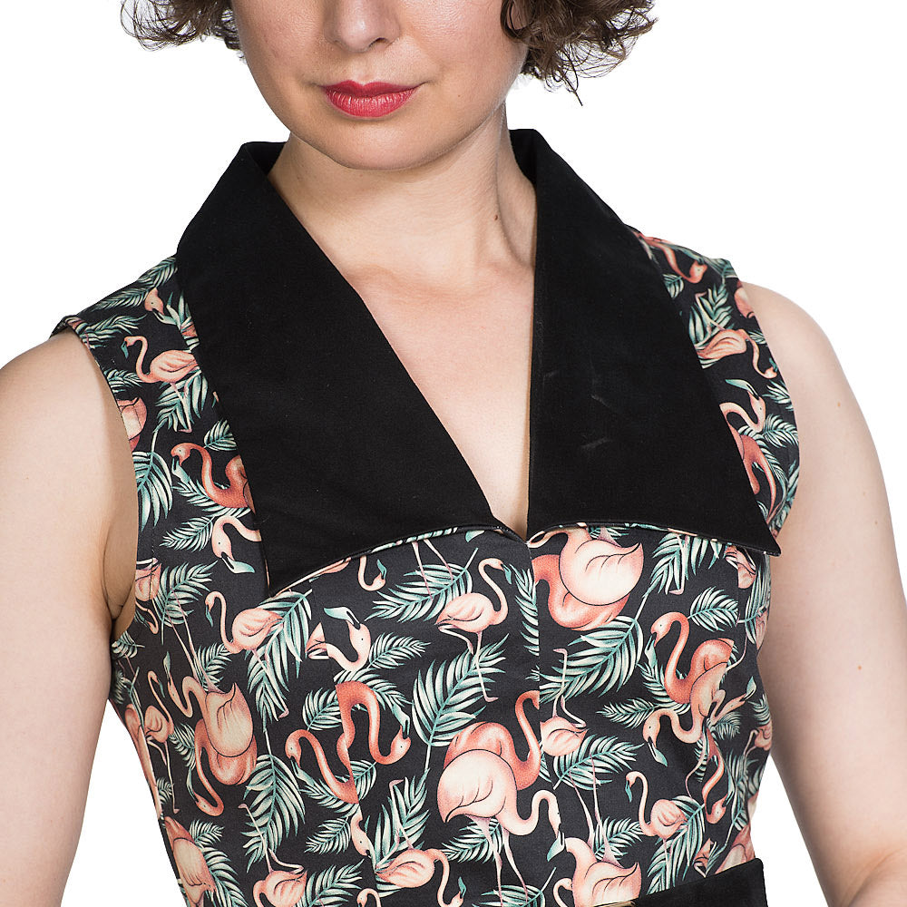 FLAMINGO HONNIE FLARE DRESS