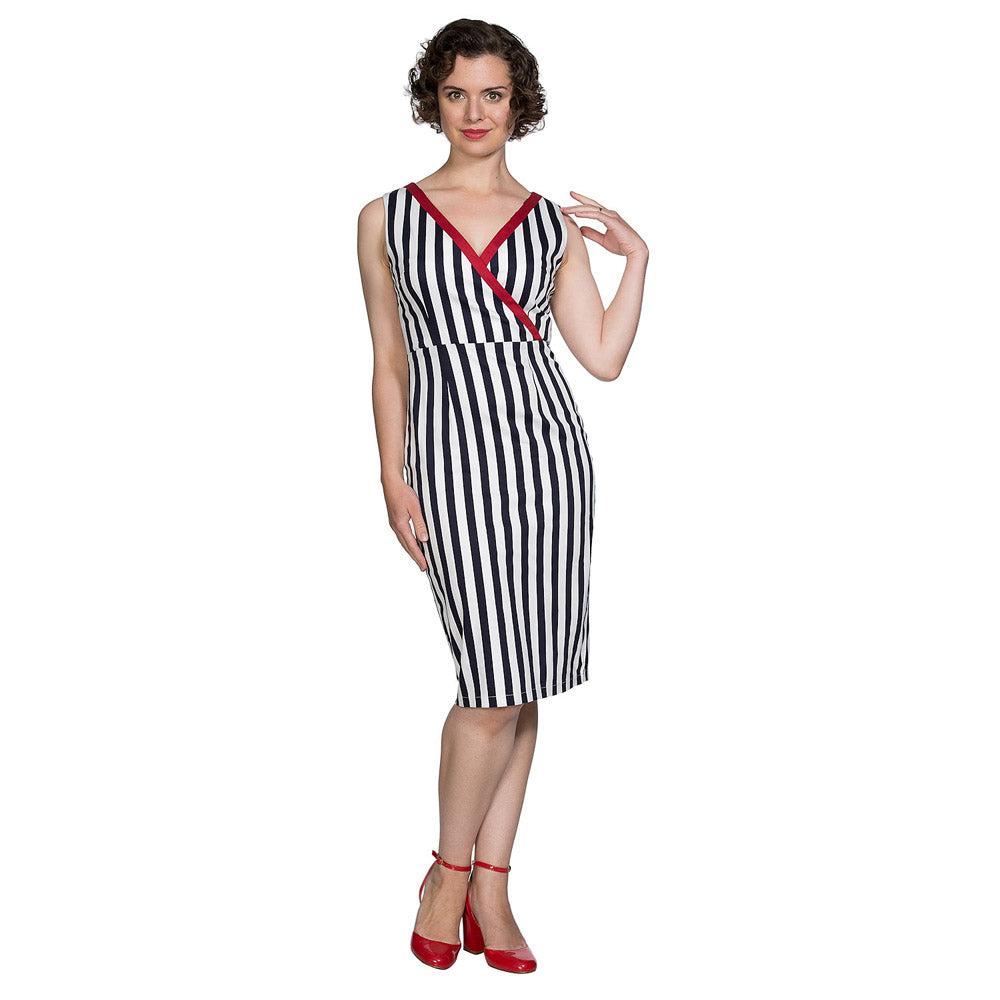 LAND AHOY PENCIL DRESS