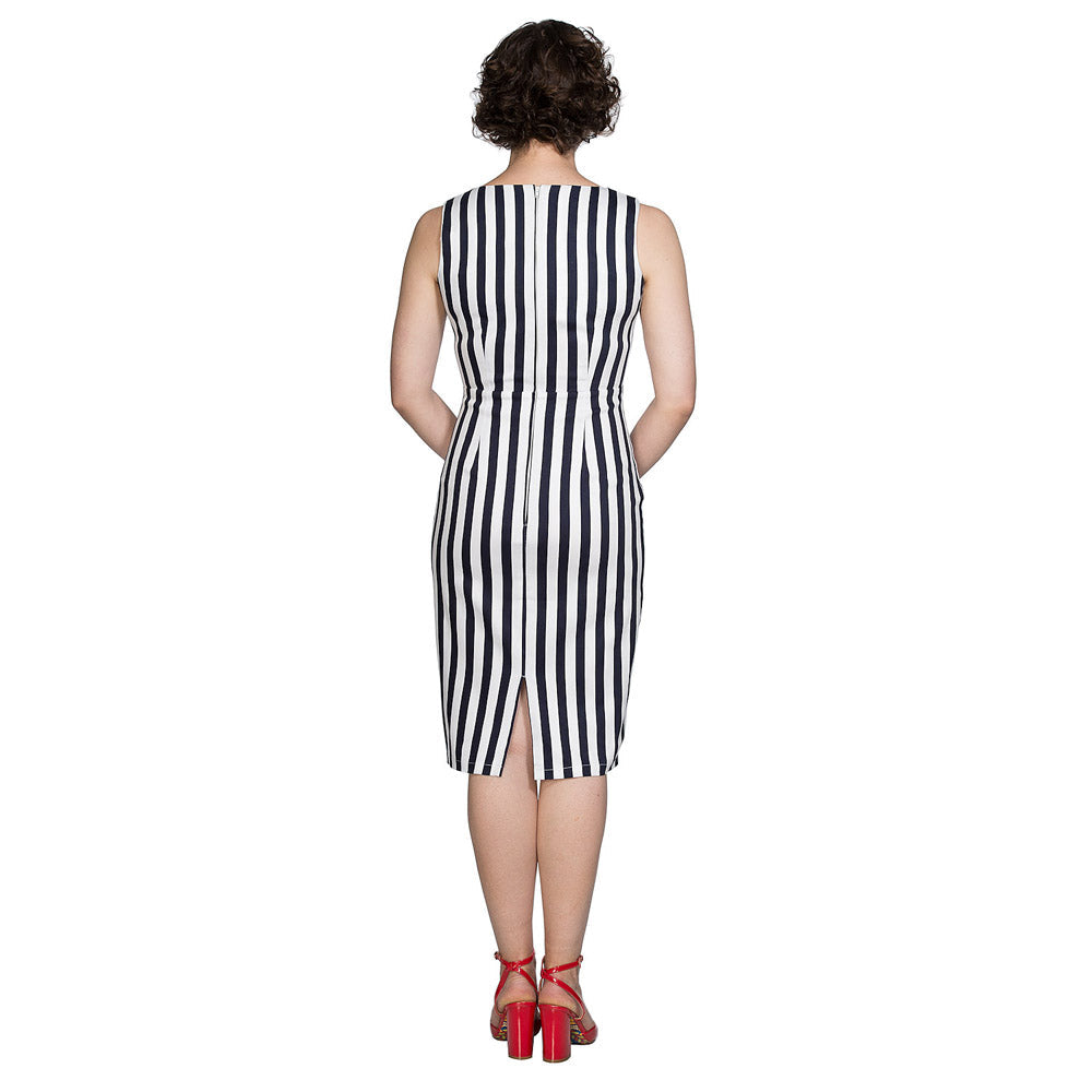 LAND AHOY PENCIL DRESS