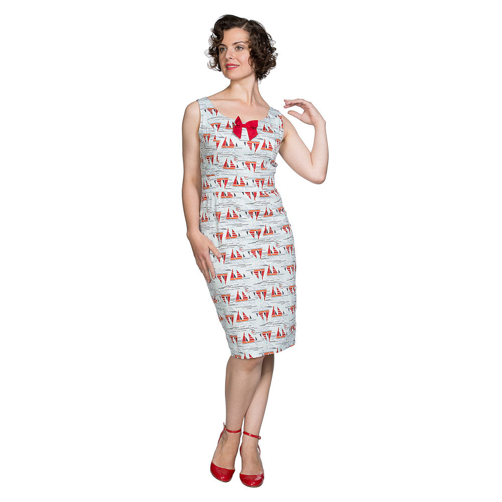 SAIL AWAY PENCIL DRESS
