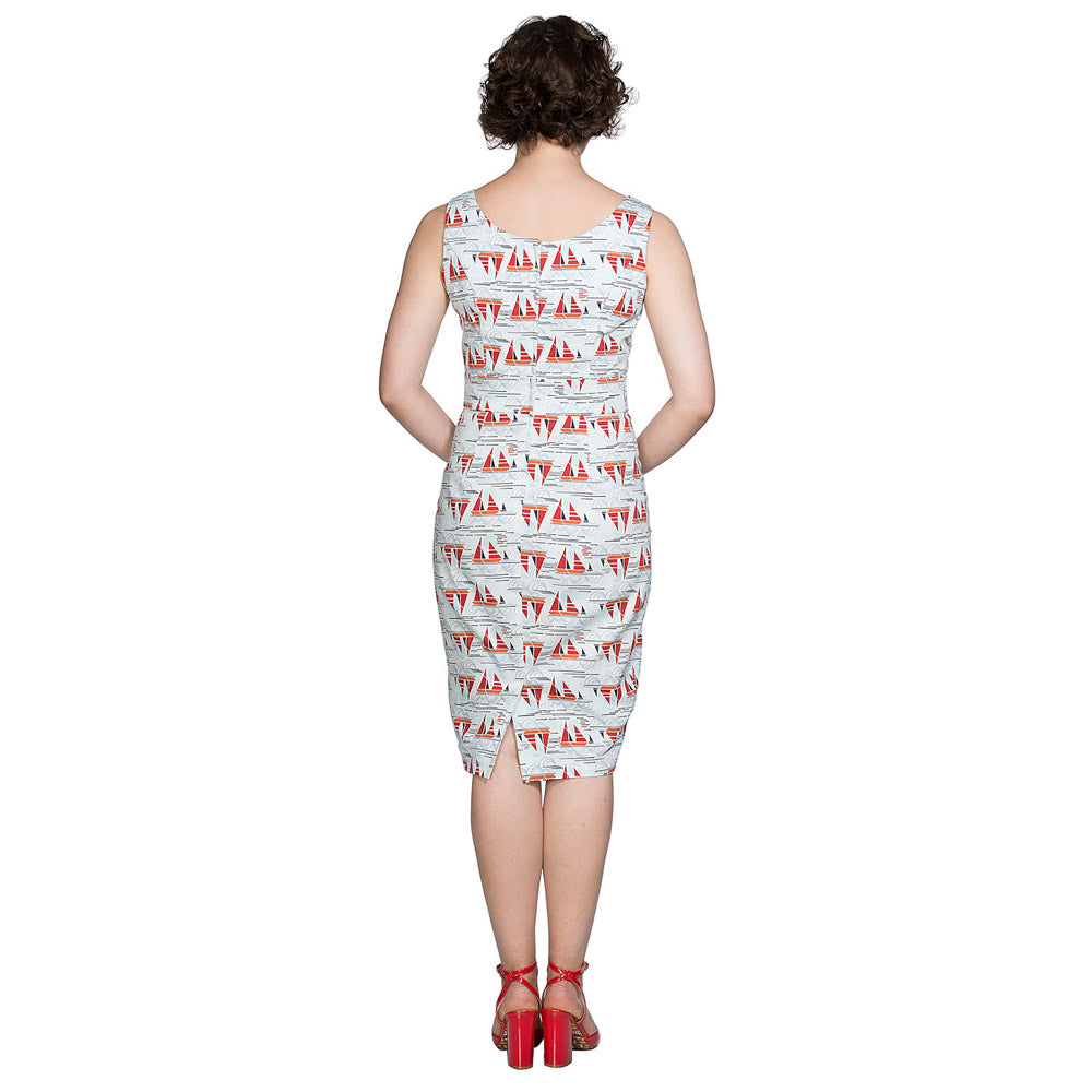 SAIL AWAY PENCIL DRESS