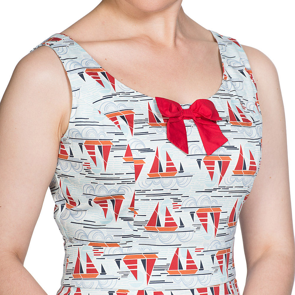 SAIL AWAY PENCIL DRESS