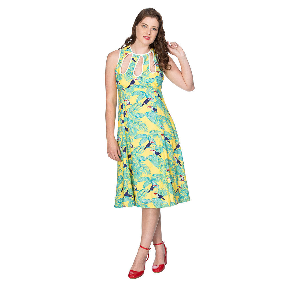 TOUCAN ALL OVER DRESS